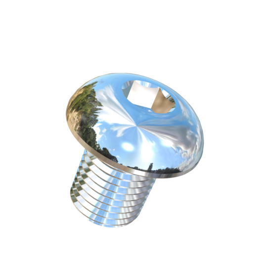 Titanium 3/8-24 X 1/2 UNF Button Head Socket Drive  Allied Titanium Machine Screw